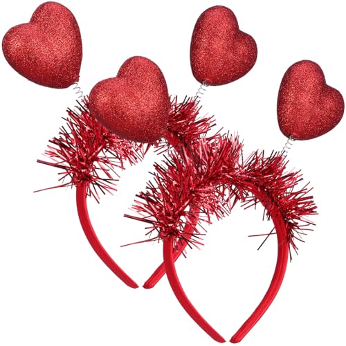 EPIGEIST 2 Stück Teiliges Herz stirnband mit Cupid design Rutschfest und Flexibel Bequem zu Tragen Rotes Haarband für Valentinstag Party und Festliche Anlässe EPIGEIST 2 Stück Teiliges Herz stirnband mit Cupid design Rutschfest und Flexibel Bequem zu Tragen Rotes Haarband für Valentinstag Party und Festliche Anlässe von EPIGEIST