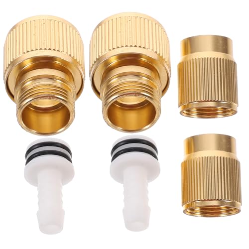 EPIGEIST 2 Stück Teiliges Kupfer Quick Connect Adapter Schlauchkupplung Garten Wasserhahnverbinder Dicht Einfach zu Montieren für Gartenschläuche Bewässerungssysteme EPIGEIST 2 Stück Teiliges Kupfer Quick Connect Adapter Schlauchkupplung Garten Wasserhahnverbinder Dicht Einfach zu Montieren für Gartenschläuche Bewässerungssysteme von EPIGEIST