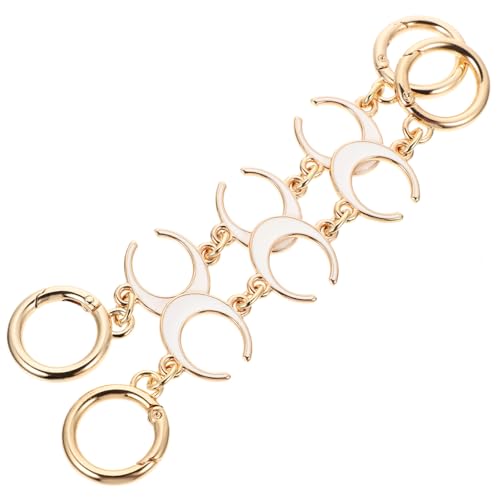 EPIGEIST 2 Stück Teiliges Mondförmige Verlängerungsketten aus Legierung Leichte und Langlebige Taschen erweiterungsgurte Modisches Crossbody Umhängetaschen zubehör für DIY Handtaschen von EPIGEIST