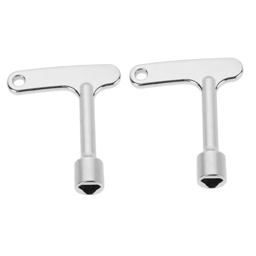 EPIGEIST 2 Stück Teiliges Mülltonnenschlüssel Metall Langlebiger Verschleißfester Dreiecksschlüssel für Outdoor abfallbehälter Praktische Robuste Mülltonnenschloss öffnungsschlüssel EPIGEIST 2 Stück Teiliges Mülltonnenschlüssel Metall Langlebiger Verschleißfester Dreiecksschlüssel für Outdoor abfallbehälter Praktische Robuste Mülltonnenschloss öffnungsschlüssel von EPIGEIST