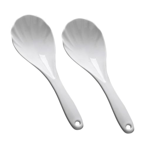 EPIGEIST 2 Stück Teiliges Reislöffel aus Langlebigem PP Antihaftbeschichtet Ergonomischer Griff Leicht zu Reinigen Praktisches Küchenutensil zum Einfachen Portionieren und Servieren von von EPIGEIST