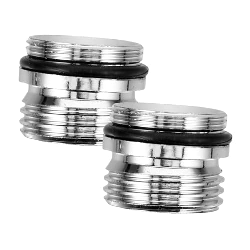 EPIGEIST 2 Stück Teiliges Wasserhahnadapter Kupfer Präzises Gewinde Sicherer Anschluss Geeignet für Küchenspüle Gartenschlauch Wasserfilter Vielseitig Einsetzbar Einfache Installation von EPIGEIST