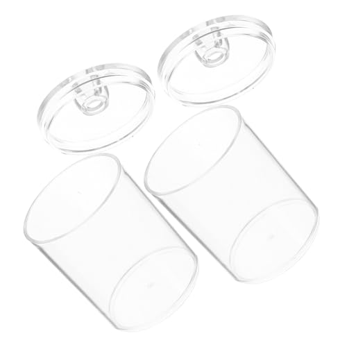 EPIGEIST 2 Stück Transparente Aufbewahrungsdosen mit Deckel Baumwollpads und Wattebällchen Organizer Platzsparend Bruchsicher Vielseitig für Badezimmer und Kosmetikartikel EPIGEIST 2 Stück Transparente Aufbewahrungsdosen mit Deckel Baumwollpads und Wattebällchen Organizer Platzsparend Bruchsicher Vielseitig für Badezimmer und Kosmetikartikel von EPIGEIST