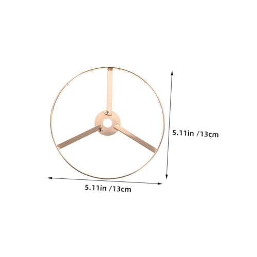 EPIGEIST 2 Stück Vintage Lampenschirm Rahmen Runder Eisendraht Lampenschirmring Øcm DIY Lampenschirmhalter für Tischlampe Stehlampe Kronleuchter Formstabil Vielseitig Einsetzbar von EPIGEIST