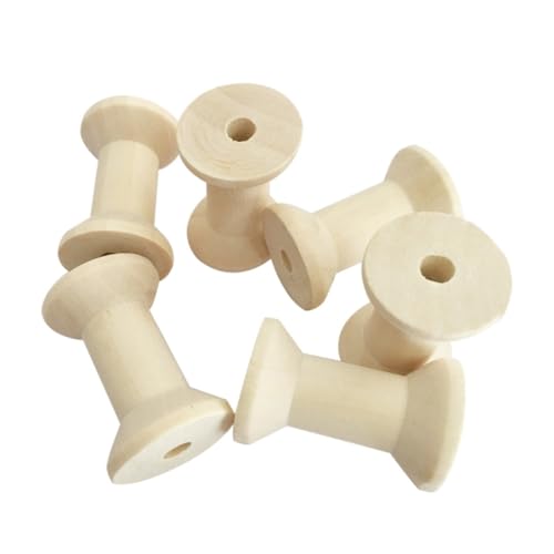 EPIGEIST 20 Stück Kleine Holzspulen Leer Natürliche Fadenspulen für DIY Nähen Basteln Garnhalter Knotenfreie Holzscheiben Organizer EPIGEIST 20 Stück Kleine Holzspulen Leer Natürliche Fadenspulen für DIY Nähen Basteln Garnhalter Knotenfreie Holzscheiben Organizer von EPIGEIST
