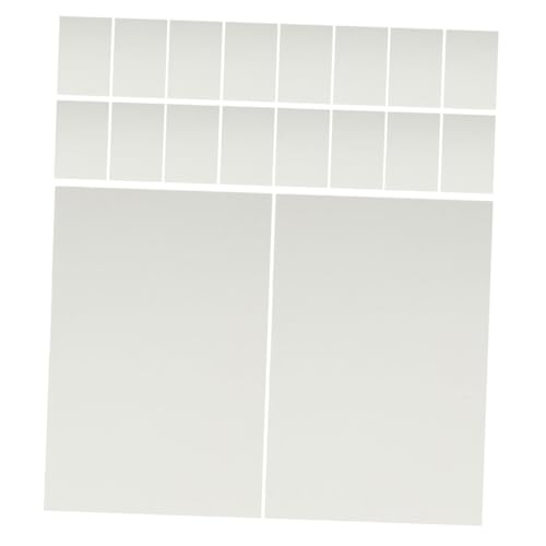 EPIGEIST 20 Stück Teiliges Aluminium Sublimationsplatten Gebürstete Metallblanks für DIY Fotogestaltung Hitzebeständige Leere Metallplatten für Gravur und Dekoration Vielseitig Einsetzbar von EPIGEIST