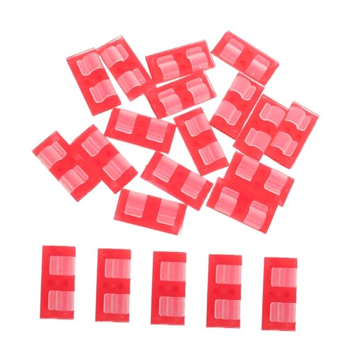 EPIGEIST 20 Stück Teiliges Outdoor Lichtclips Transparent Uv-beständig Schwerlast Dachrinnenhaken für Weihnachtsbeleuchtung Kabelhalter Wand Außenbereich Einfache Montage für Garten von EPIGEIST