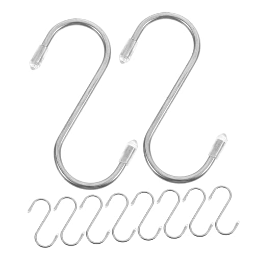 EPIGEIST 20 Stück Teiliges S haken aus Rostfreiem Edelstahl Stabile Vielseitige Küchenhaken für Aufhängen von Utensilien Leicht Kompakt Einfach zu Entfernen für Haushalt und Urlaub von EPIGEIST