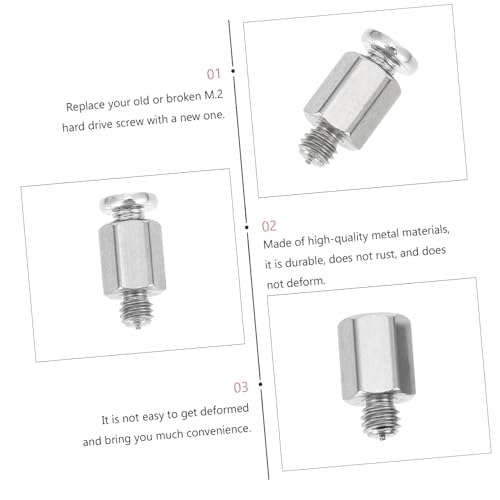 EPIGEIST 20 Stück Teiliges SSD Montage Schrauben mit Sechskantkopf Kompatibel für Mainboard Befestigung Langlebig Leicht Installieren für Computer und Laptop SSD Installation EPIGEIST 20 Stück Teiliges SSD Montage Schrauben mit Sechskantkopf Kompatibel für Mainboard Befestigung Langlebig Leicht Installieren für Computer und Laptop SSD Installation von EPIGEIST