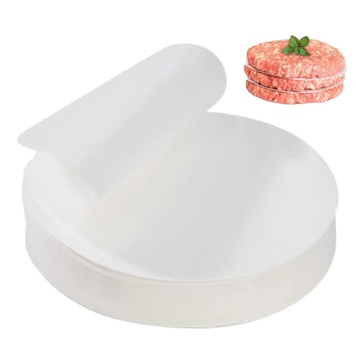 EPIGEIST 200 Stück Runde Pergamentpapier Rundlinge Antihaftendes Mehrzweck Backpapier zum Trennen und Einfrieren von Burgerpatties Kompatibel mit Burgerpressen Geeignet für Backen und EPIGEIST 200 Stück Runde Pergamentpapier Rundlinge Antihaftendes Mehrzweck Backpapier zum Trennen und Einfrieren von Burgerpatties Kompatibel mit Burgerpressen Geeignet für Backen und von EPIGEIST