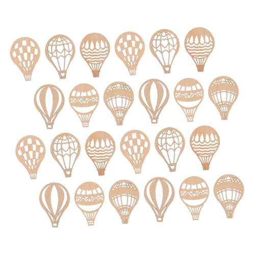 EPIGEIST 24 Stück Teiliges Holzscheiben Heißluftballon Motive Naturbelassen Robuste Holzteile zum Basteln DIY Dekoration Geschenkideen für Kunstprojekte und Wohnaccessoires EPIGEIST 24 Stück Teiliges Holzscheiben Heißluftballon Motive Naturbelassen Robuste Holzteile zum Basteln DIY Dekoration Geschenkideen für Kunstprojekte und Wohnaccessoires von EPIGEIST