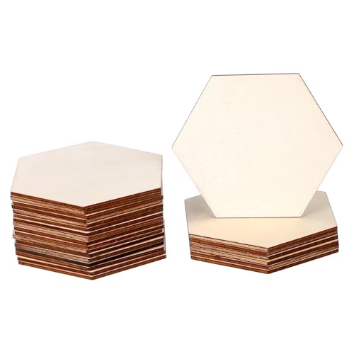 EPIGEIST 25 Stück Sechseckige Holzscheiben Umweltfreundliche DIY Namensschilder für Hochzeit Langlebige Holzplättchen als Geschenkanhänger und Partydeko Praktische Bastel Requisiten EPIGEIST 25 Stück Sechseckige Holzscheiben Umweltfreundliche DIY Namensschilder für Hochzeit Langlebige Holzplättchen als Geschenkanhänger und Partydeko Praktische Bastel Requisiten von EPIGEIST
