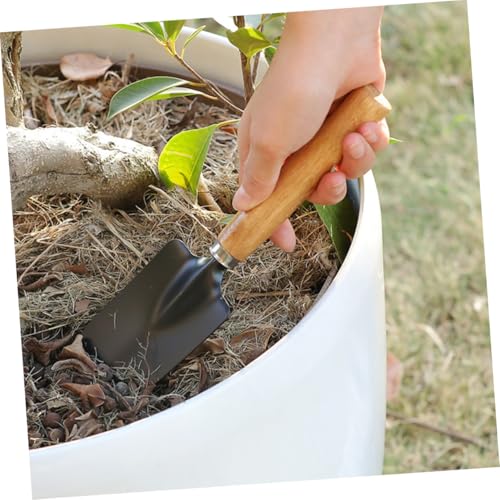 EPIGEIST 3 Stück Gartenwerkzeug Set Teilig Indoor Gardening Tools mit Holzgriff Handrechen Gartenschaufel Pflanzkelle Stabiles Pflanzset für Einfache Bodenbearbeitung und Pflanzpflege von EPIGEIST