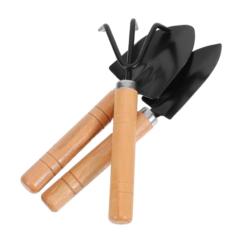 EPIGEIST 3 Stück Mini Gartenwerkzeug Set Teilig mit Ergonomischen Holzgriffen Langlebige Metall Gartengeräte für Balkon Bonsai und Zimmerpflanzen und Robust für Präzises Pflanzen Lockerung EPIGEIST 3 Stück Mini Gartenwerkzeug Set Teilig mit Ergonomischen Holzgriffen Langlebige Metall Gartengeräte für Balkon Bonsai und Zimmerpflanzen und Robust für Präzises Pflanzen Lockerung von EPIGEIST