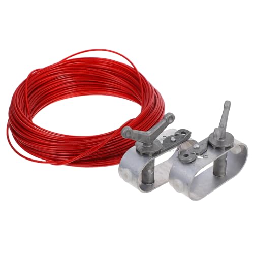 EPIGEIST 3 Stück Robustes Poolseil Teilig Stahlseil mit Ratsche und Handwinde Wetterfest für Winterabdeckung Passend zur Sicheren Poolbefestigung und Schutz vor Laub und Schmutz von EPIGEIST