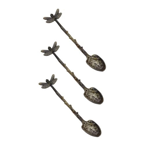 EPIGEIST 3 Stück Teiliges Vintage Löffel mit Libellen Motiv Robuste Dessert und Servierlöffel aus Hochwertigem Material Vielseitig für Eis Kuchen Kaffee für Zuhause Restaurants Feiern EPIGEIST 3 Stück Teiliges Vintage Löffel mit Libellen Motiv Robuste Dessert und Servierlöffel aus Hochwertigem Material Vielseitig für Eis Kuchen Kaffee für Zuhause Restaurants Feiern von EPIGEIST
