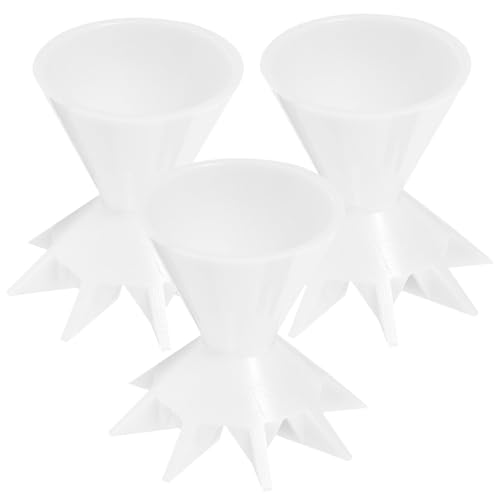 EPIGEIST 3 Stück Teiliges Wiederverwendbare Plastik Split Becher für Pouring Painting Leichte und Kompakte Farbgießbecher mit Feiner Verarbeitung für Aquarellkunst von EPIGEIST