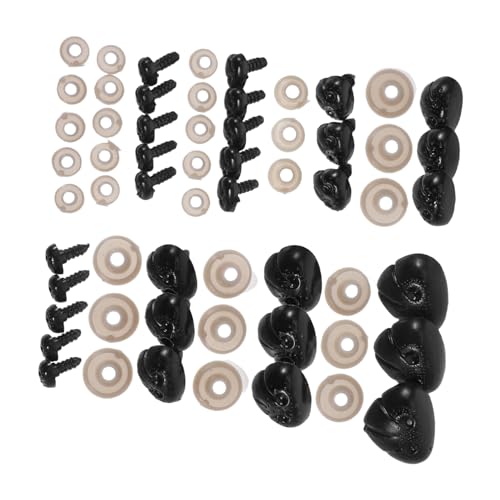 EPIGEIST 30 STK. Teiliges Sicherheitsnasen aus Langlebigem Kunststoff mit Unterlegscheiben für DIY Häkeltiere und Puppen Vielseitig Einsetzbar für Amigurumi und Bastelprojekte EPIGEIST 30 STK. Teiliges Sicherheitsnasen aus Langlebigem Kunststoff mit Unterlegscheiben für DIY Häkeltiere und Puppen Vielseitig Einsetzbar für Amigurumi und Bastelprojekte von EPIGEIST