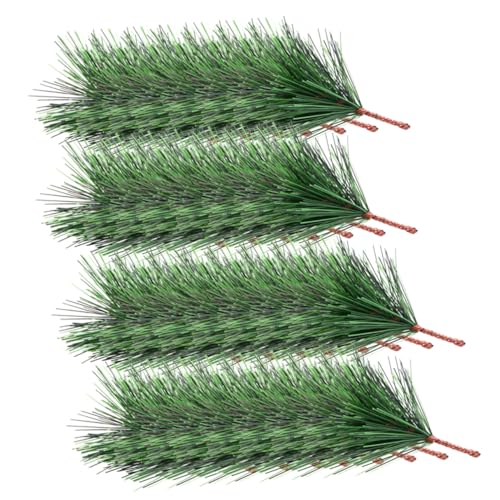 EPIGEIST 30 Stück Künstliche Tannennadeln Laubzweige Weihnachtsdekoration Weihnachts Tanne Herbst Künstliche Tannenzweige Realistische Miniatur Tanne Grüner von EPIGEIST