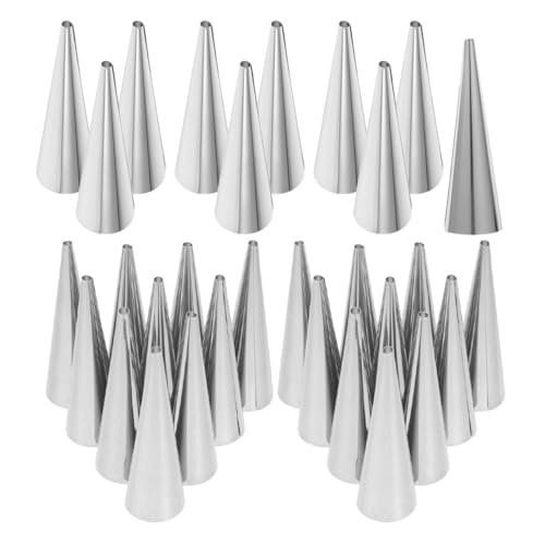 EPIGEIST 30 Stück Teiliges Edelstahl Croissant Röhrchen Backform für Dänisches Gebäck Antihaftbeschichtete Cannoli Form Kompatibel mit Allen Ofentypen Leicht zu Reinigen EPIGEIST 30 Stück Teiliges Edelstahl Croissant Röhrchen Backform für Dänisches Gebäck Antihaftbeschichtete Cannoli Form Kompatibel mit Allen Ofentypen Leicht zu Reinigen von EPIGEIST