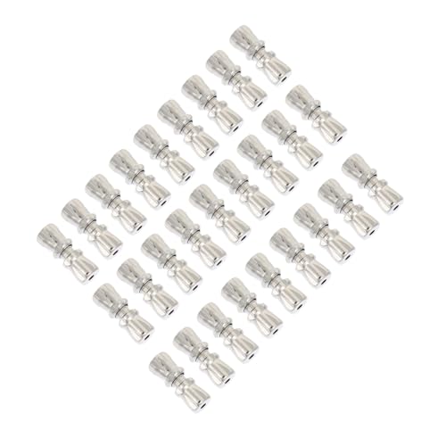 EPIGEIST 30 Stück Teiliges Schraubverschluss Hochwertigem für Schmuckherstellung Langlebige Ketten Armbandverschlüsse Leichtes Design für Komfortables DIY schmuckbasteln EPIGEIST 30 Stück Teiliges Schraubverschluss Hochwertigem für Schmuckherstellung Langlebige Ketten Armbandverschlüsse Leichtes Design für Komfortables DIY schmuckbasteln von EPIGEIST