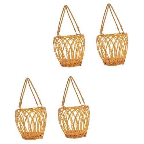 EPIGEIST 4 STÜCKE Weinkorb Retro Stil aus Imitationsrattan Weißer Weinhalter mit Geflochtenem Design Sicherer Flaschenhalter Flaschen Praktischer Weinlager Korb für Zuhause Zufällige Farbe EPIGEIST 4 STÜCKE Weinkorb Retro Stil aus Imitationsrattan Weißer Weinhalter mit Geflochtenem Design Sicherer Flaschenhalter Flaschen Praktischer Weinlager Korb für Zuhause Zufällige Farbe von EPIGEIST