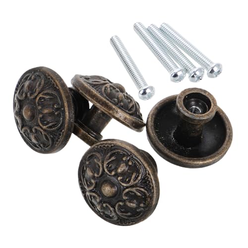 EPIGEIST 4 Stück Antike Runde Schrankknöpfe Einzelnes Loch Vintage Metallgriffe für Küchenschränke Kommoden Badezimmermöbel Einfache Montage Modernes Europäisches Design EPIGEIST 4 Stück Antike Runde Schrankknöpfe Einzelnes Loch Vintage Metallgriffe für Küchenschränke Kommoden Badezimmermöbel Einfache Montage Modernes Europäisches Design von EPIGEIST