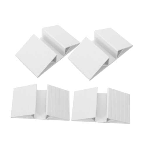 EPIGEIST 4 Stück Gate Dreieckige Verstärkungsfüße aus Kunststoff Stabile Kindergitter Stützfüße zur Freistehenden Absperrung Einfache Montage ohne Werkzeug Kindersichere Glatte Oberfläche von EPIGEIST