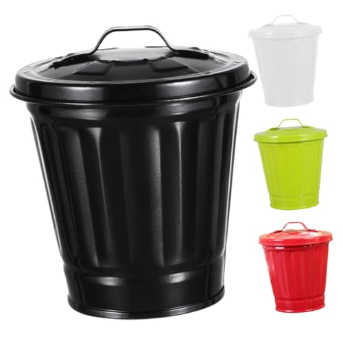 EPIGEIST 4 Stück Kleine Dekorative Mülleimer mit Deckel Kreativer Tischabfalleimer für Büro und Schlafzimmer Kompakter Desktop papierkorb Geruchsdichter Wiederverwendbarer Abfallbehälter EPIGEIST 4 Stück Kleine Dekorative Mülleimer mit Deckel Kreativer Tischabfalleimer für Büro und Schlafzimmer Kompakter Desktop papierkorb Geruchsdichter Wiederverwendbarer Abfallbehälter von EPIGEIST