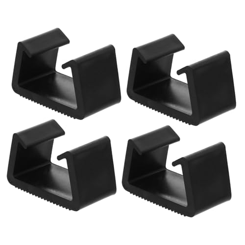 EPIGEIST 4 Stück Outdoor Möbel Clips Rattan Sofa Verbinder mit Geriffeltem Stecksystem Robuste Klammern für Gartenmöbel Einfache Montage Stabilisieren Couch und Stühle von EPIGEIST