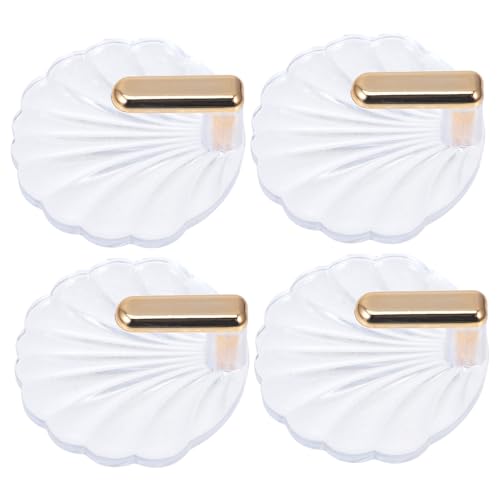EPIGEIST 4 Stück Selbstklebende Wandhaken Transparente Dekorative Klebehaken mit Goldener Muscheloptik Vielseitige Aufhänger für Schlüssel Handtücher Leichte Kleidung für Bad Flur EPIGEIST 4 Stück Selbstklebende Wandhaken Transparente Dekorative Klebehaken mit Goldener Muscheloptik Vielseitige Aufhänger für Schlüssel Handtücher Leichte Kleidung für Bad Flur von EPIGEIST
