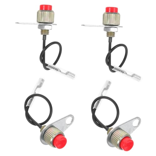 EPIGEIST 4 Stück Teiliges Benzin Rasenmäher Stop Schalter Ersatz Off Steuerung Kompatibel mit Trimmer und Heckenschere für Sichere Gartenarbeit EPIGEIST 4 Stück Teiliges Benzin Rasenmäher Stop Schalter Ersatz Off Steuerung Kompatibel mit Trimmer und Heckenschere für Sichere Gartenarbeit von EPIGEIST