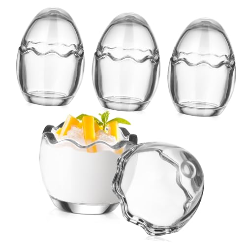 EPIGEIST 4 Stück Teiliges Glas puddingbecher Hitzebeständig für Joghurt Dessert Gelee Wiederverwendbare Puddinggläser für Backen Umweltfreundlich Einfach zu Reinigen EPIGEIST 4 Stück Teiliges Glas puddingbecher Hitzebeständig für Joghurt Dessert Gelee Wiederverwendbare Puddinggläser für Backen Umweltfreundlich Einfach zu Reinigen von EPIGEIST