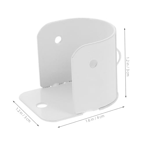 EPIGEIST 4 Stück Teiliges Kleiderstangenhalter aus Weißem Eisen Stabiler Seitenmontage Support mit Schraublöchern Vielseitig für Bad Kleiderschrank und Gardinenstangen Geeignet EPIGEIST 4 Stück Teiliges Kleiderstangenhalter aus Weißem Eisen Stabiler Seitenmontage Support mit Schraublöchern Vielseitig für Bad Kleiderschrank und Gardinenstangen Geeignet von EPIGEIST