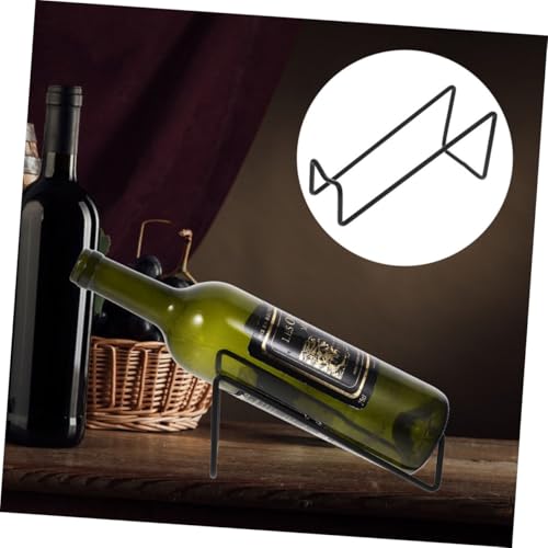 EPIGEIST 4 Stück Teiliges Kleines Weinregal aus Robustem Metall Multifunktionaler Tisch weinhalter für Zuhause Stilvolles Design zur Stilvollen Flaschenpräsentation und Praktischen von EPIGEIST