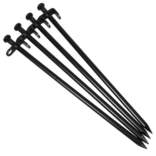 EPIGEIST 4 Stück Teiliges Metall Erdanker Gebogen Schwarz Robuste Garten Stakes für Gewächshäuser Zelte Landschaftsbau und Befestigung von Gartenvlies und Planen Langlebig und Vielseitig EPIGEIST 4 Stück Teiliges Metall Erdanker Gebogen Schwarz Robuste Garten Stakes für Gewächshäuser Zelte Landschaftsbau und Befestigung von Gartenvlies und Planen Langlebig und Vielseitig von EPIGEIST