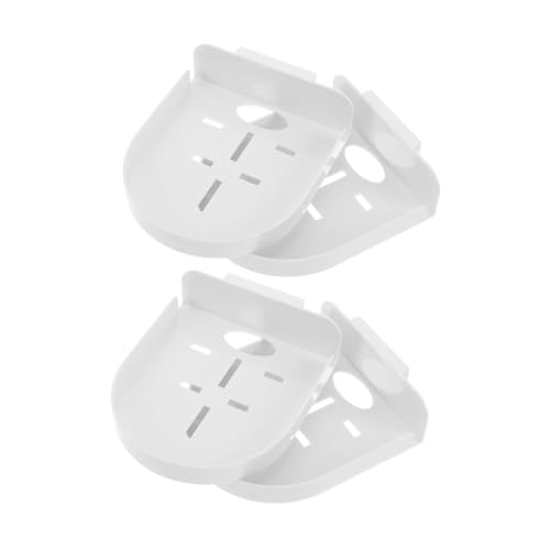 EPIGEIST 4 Stück Wandhalterung Kamera Regalhalterung Weiß Mini Schwebende Regalträger ohne Bohren für Kamera Monitor Flexibel Wohnzimmer Schlafzimmer Bad Küche von EPIGEIST