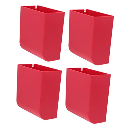 EPIGEIST 4 Stück Wandsteuerung Für Wandgebundene Fernbedienung Halter Klein Über Mehrzweck Gestell Fächer Aufbewahrungsboxen Wandregal Wandmontierter Organizer Lagerregal Abs-Kunststoff Rot EPIGEIST 4 Stück Wandsteuerung Für Wandgebundene Fernbedienung Halter Klein Über Mehrzweck Gestell Fächer Aufbewahrungsboxen Wandregal Wandmontierter Organizer Lagerregal Abs-Kunststoff Rot von EPIGEIST