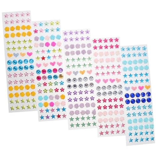 EPIGEIST 5 Blätter DIY Strass Aufkleber Bunte Acryl Kristallsteine Selbstklebend für Handwerk Deko Basteln Scrapbook Handy Bilderrahmen Vielseitig Einsetzbar Farben Zufällige Farbe EPIGEIST 5 Blätter DIY Strass Aufkleber Bunte Acryl Kristallsteine Selbstklebend für Handwerk Deko Basteln Scrapbook Handy Bilderrahmen Vielseitig Einsetzbar Farben Zufällige Farbe von EPIGEIST