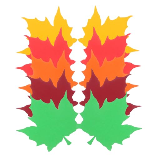 EPIGEIST 50 Stück Herbstliche Ahornblatt Papierausschnitte Bunte Pinnwand Deko Kreative Papierblätter für Thanksgiving Vielseitige Herbstdeko mit Feiner Verarbeitung und Einfachem Design EPIGEIST 50 Stück Herbstliche Ahornblatt Papierausschnitte Bunte Pinnwand Deko Kreative Papierblätter für Thanksgiving Vielseitige Herbstdeko mit Feiner Verarbeitung und Einfachem Design von EPIGEIST