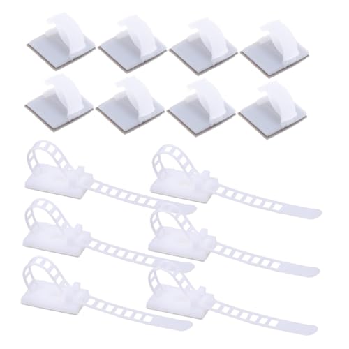 EPIGEIST 50 Stück Kabelhalter Weiß Selbstklebend Einstellbar Kabelklemme Kabelbinder Organizer Kabelmanagement für Schreibtisch und Wand Montage Kabel Fixierung EPIGEIST 50 Stück Kabelhalter Weiß Selbstklebend Einstellbar Kabelklemme Kabelbinder Organizer Kabelmanagement für Schreibtisch und Wand Montage Kabel Fixierung von EPIGEIST