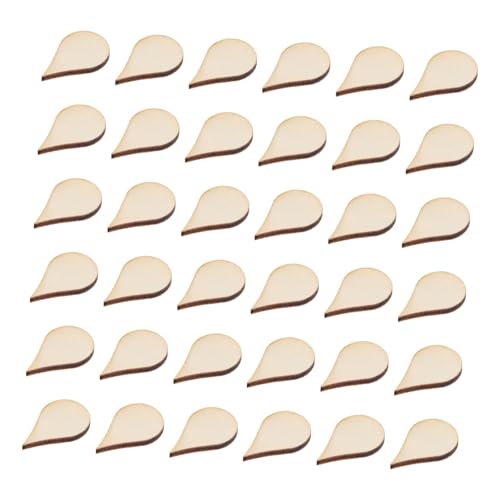 EPIGEIST 50 Stück Wasser Tropfen Form Holzscheiben für DIY Basteln Handgemachte Holzanhänger Umweltfreundliche Holzchips zum Dekorieren und Geschenke Gestalten EPIGEIST 50 Stück Wasser Tropfen Form Holzscheiben für DIY Basteln Handgemachte Holzanhänger Umweltfreundliche Holzchips zum Dekorieren und Geschenke Gestalten von EPIGEIST