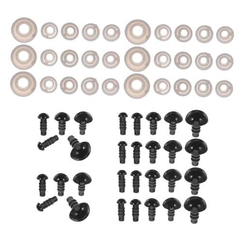 EPIGEIST 500stücke Puppenaugen Aus Kunststoff Mit Unterlegscheiben Für Stofftiere Sicherheitsaugen Für Häkelprojekte Puppen Handpuppen Und Basteln EPIGEIST 500stücke Puppenaugen Aus Kunststoff Mit Unterlegscheiben Für Stofftiere Sicherheitsaugen Für Häkelprojekte Puppen Handpuppen Und Basteln von EPIGEIST