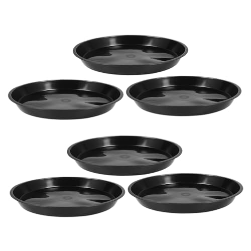 EPIGEIST 6 Stück Blumentopf Untersetzer aus Stabilem Kunststoff Rund Wasserspieltropfenschutz Pflanzentabletts für Innen und Außen Dunkles Pflanzgefäß Wasserauffangblech EPIGEIST 6 Stück Blumentopf Untersetzer aus Stabilem Kunststoff Rund Wasserspieltropfenschutz Pflanzentabletts für Innen und Außen Dunkles Pflanzgefäß Wasserauffangblech von EPIGEIST