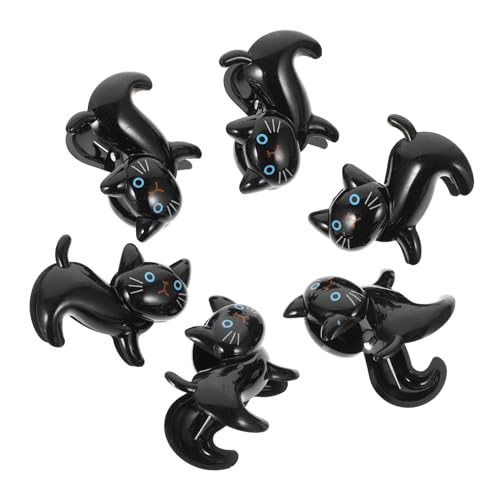 EPIGEIST 6 Stück Multifunktionale Katzenklammern Stehend Vielseitige Wäscheklammern und Snackbeutel verschlussclips Platzsparend Schwarz zum Fixieren von Fotos Nachrichten und Textilien EPIGEIST 6 Stück Multifunktionale Katzenklammern Stehend Vielseitige Wäscheklammern und Snackbeutel verschlussclips Platzsparend Schwarz zum Fixieren von Fotos Nachrichten und Textilien von EPIGEIST