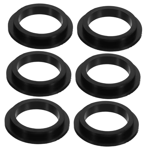 EPIGEIST 6 Stück Pool Pumpendichtung Ersatzdichtung für Sandfilterpumpe Kompatibel mit Intex Poolfilter Dichtungsgummi Schwarz für Effiziente Wasserzirkulation und Leckschutz von EPIGEIST