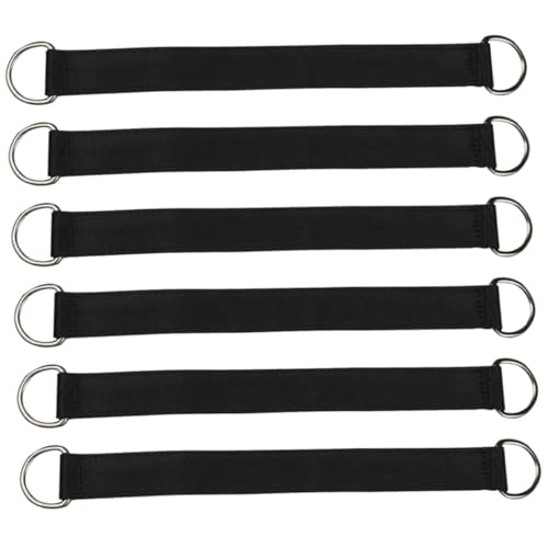 EPIGEIST 6 Stück Teiliges Outdoor Schaukel Aufhängung aus Strapazierfähigem Polyester Robuste Baumgurte mit Haken für Sichere Hängematten und Schaukeln Geeignet für Camping Wandern von EPIGEIST