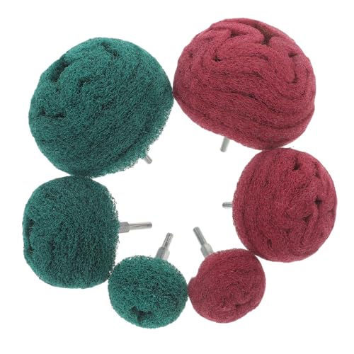 EPIGEIST 6 Stück Teiliges Polierkopf mit Schaft Multifunktionale Bearbeitungs und Polierscheiben für Autopolitur Schaft Geeignet für Bearbeitungs und von EPIGEIST