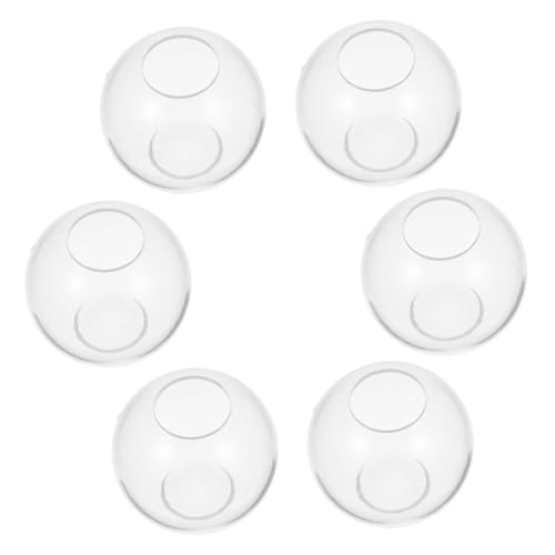 EPIGEIST 6 Stück Teiliges Silikonform Kugelförmige Harzform für DIY Kristallharz Basteln Antihaftend Langlebig Transparent für Schmuckherstellung und Handwerksprojekte von EPIGEIST