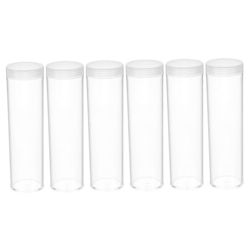 EPIGEIST 6 Stück Transparente Münzröhrchen Kunststoff mit Dichtung Wetterfeste Münzaufbewahrung für Sammler Durchmesser Kompakte Münzbehälter zur Sicheren Organisation von Quarters und EPIGEIST 6 Stück Transparente Münzröhrchen Kunststoff mit Dichtung Wetterfeste Münzaufbewahrung für Sammler Durchmesser Kompakte Münzbehälter zur Sicheren Organisation von Quarters und von EPIGEIST